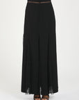 Liz Crepe Skirt Black
