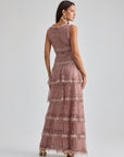 GAEL GOWN - ROSE TAUPE