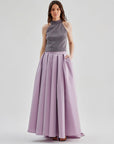 Enda Taffeta Skirt Lavender