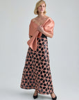 PIA SKIRT - TERRACOTTA BLACK