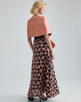 PIA SKIRT - TERRACOTTA BLACK