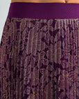 QUINN SKIRT - VIOLET GOLD