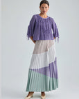 ROMANE PULLOVER - VIOLET SILVER