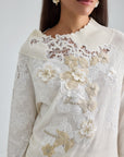 NADIA PULLOVER - BEIGE GOLD