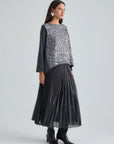 SYBILLE PULLOVER - ANTHRACITE SILVER