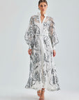 GRACE DRESS SILVER WHITE