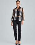 INDY BLOUSE BLACK & WHITE