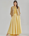 Enda Taffeta Skirt Yellow