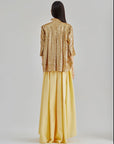 Enda Taffeta Skirt Yellow