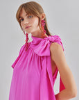 Caroline Silk Dress Pink