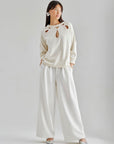 Romi Cut-Out Sweater Ivory