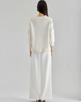 Romi Cut-Out Sweater Ivory