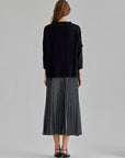 Romi Cut-Out Sweater Black
