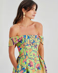 Sierra Taffeta Gown Green