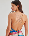 Daphne Gown Striped