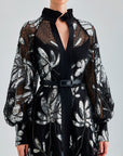 GRACE DRESS SILVER BLACK