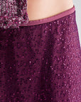 VERA SKIRT BORDEAUX