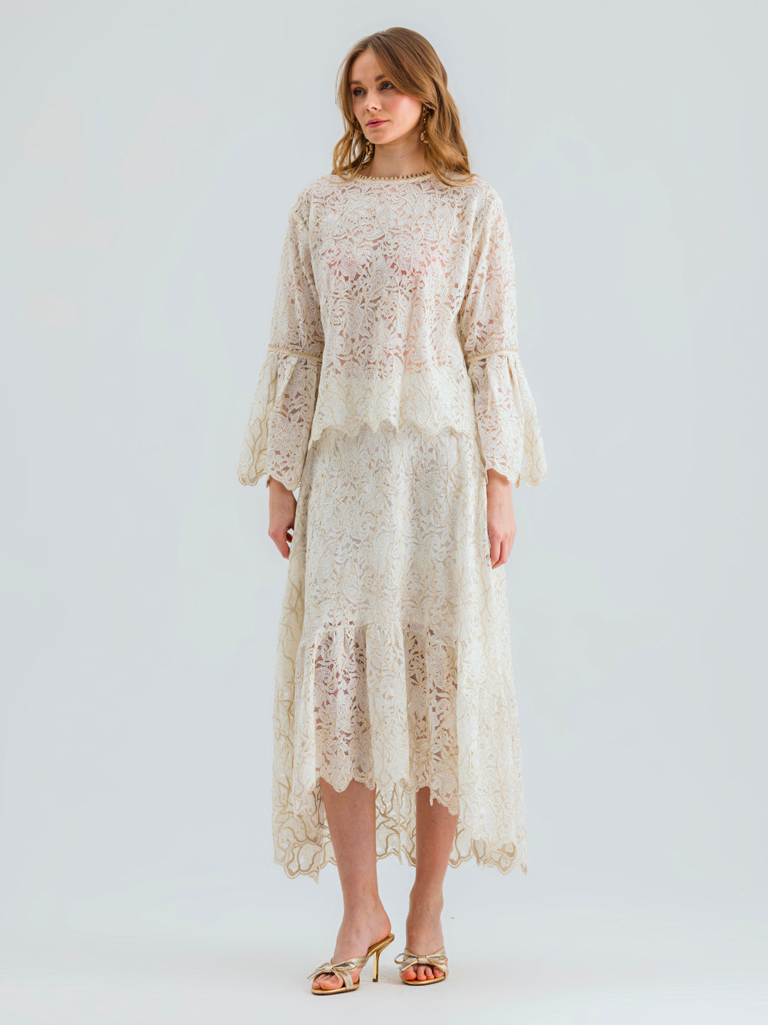 AMAL SET MIDI BEIGE