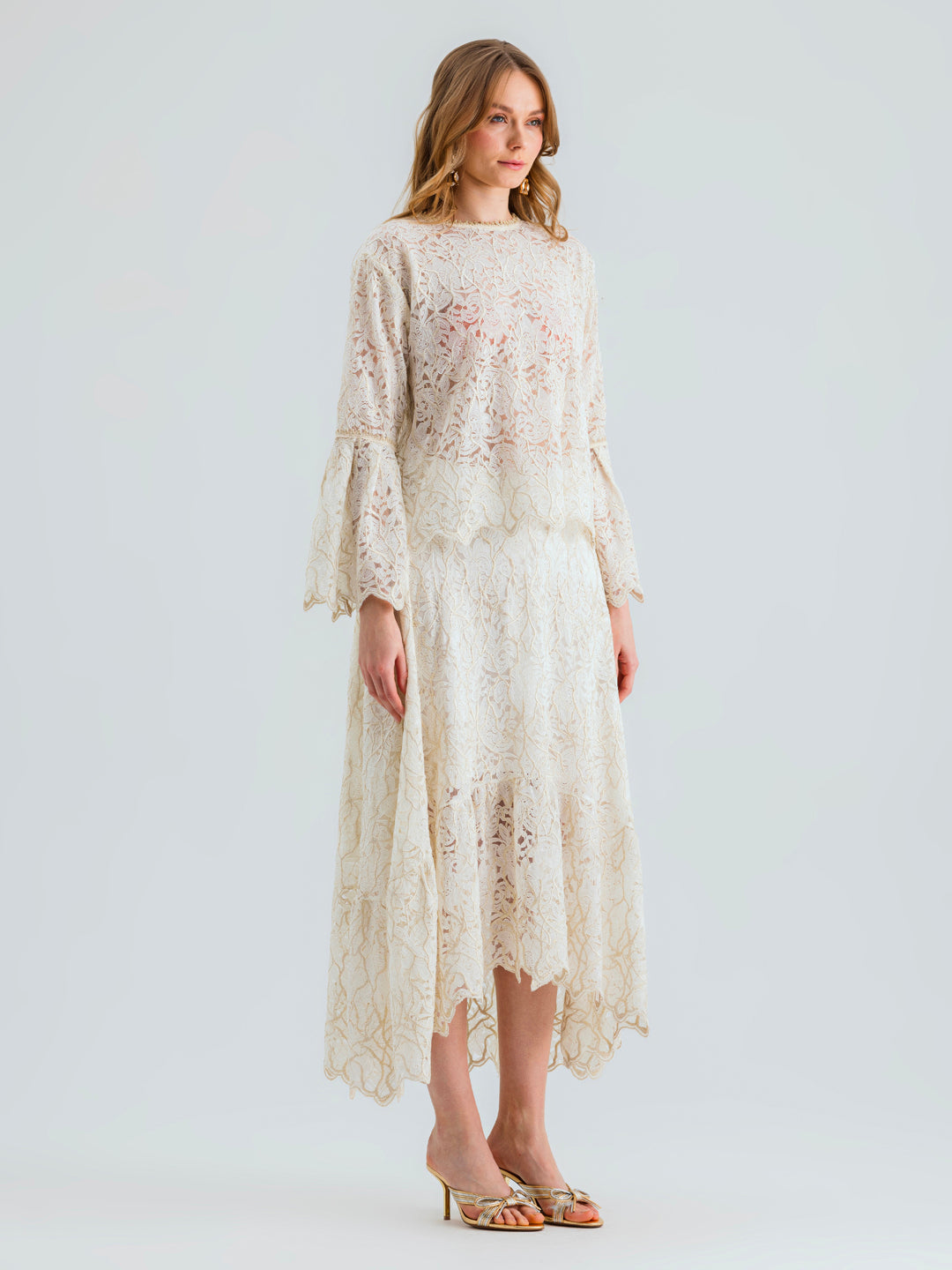 AMAL SET MIDI BEIGE