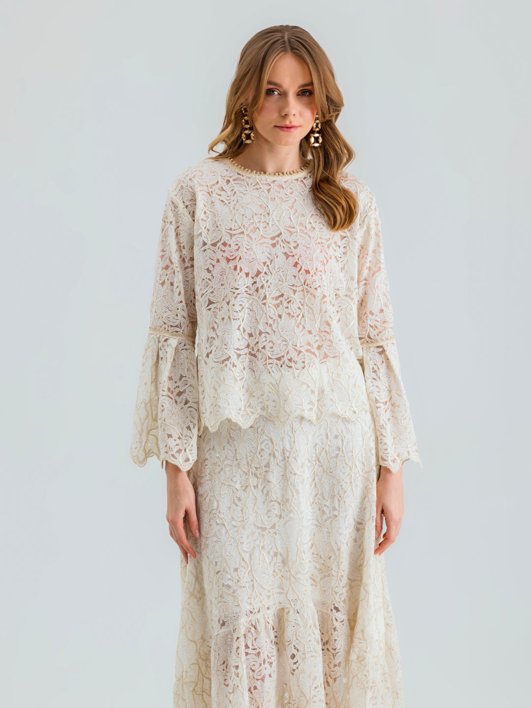 AMAL SET MIDI BEIGE