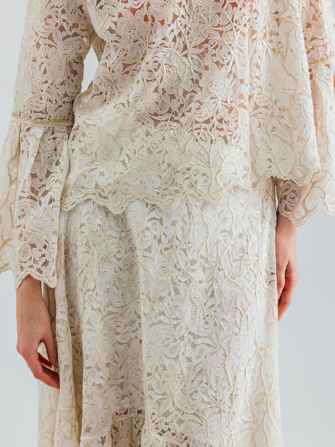 AMAL SET MIDI BEIGE