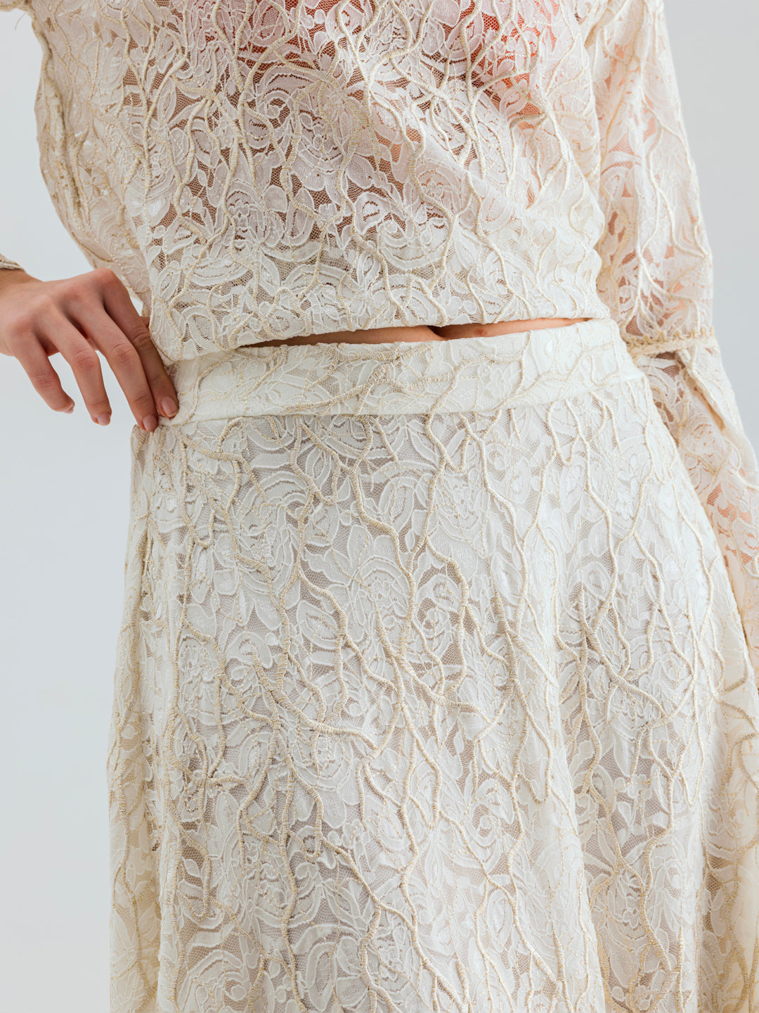 AMAL SET MIDI BEIGE