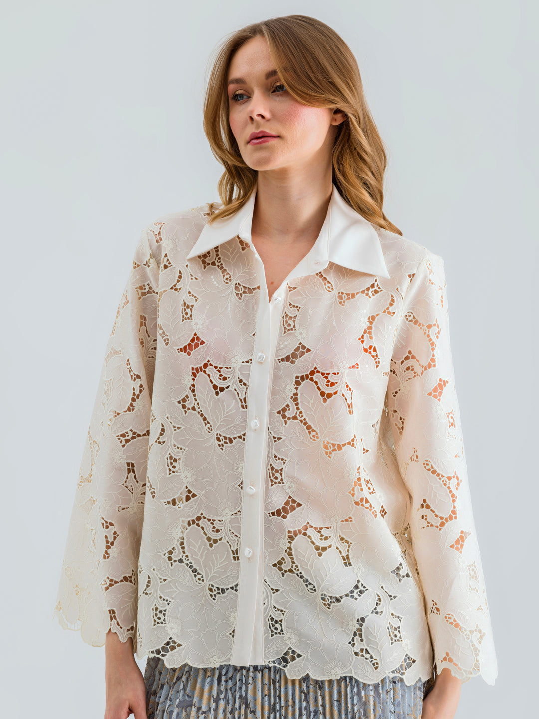 INDY BLOUSE BEIGE