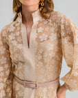 GRACE DRESS SEQUIN BEIGE