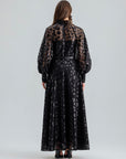 GRACE DRESS SEQUIN BLACK