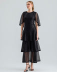 ZOYA DRESS SEQUIN BLACK