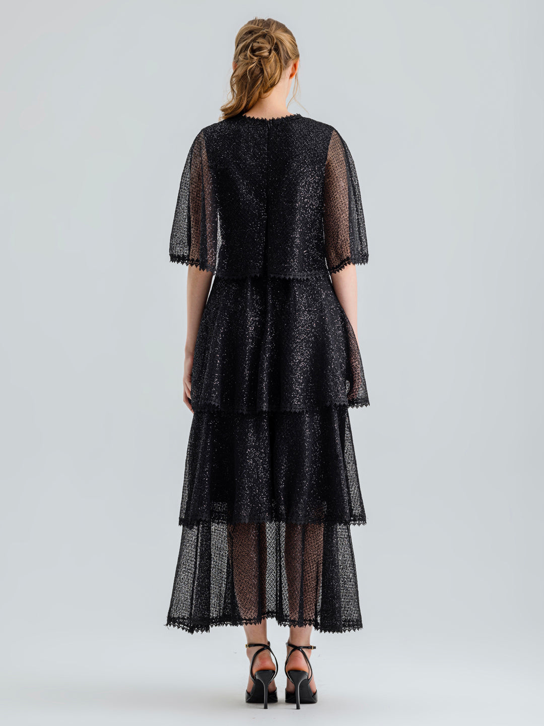 ZOYA DRESS SEQUIN BLACK