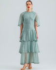 ZOYA DRESS SEQUIN GREEN