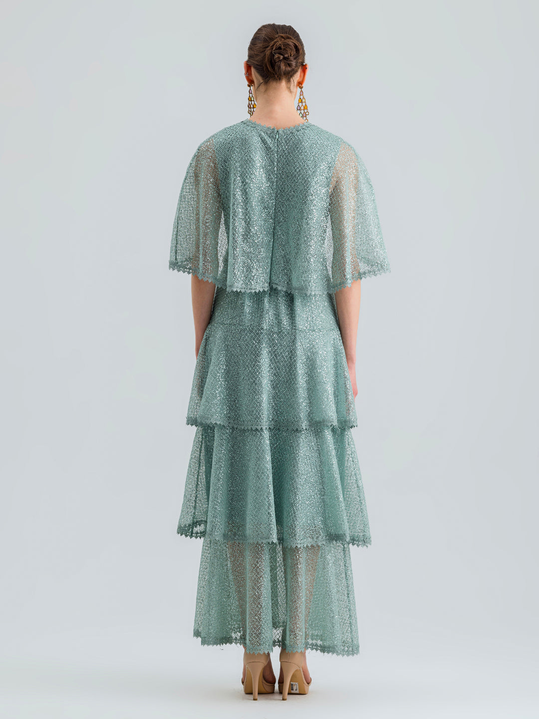 ZOYA DRESS SEQUIN GREEN