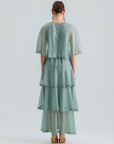ZOYA DRESS SEQUIN GREEN