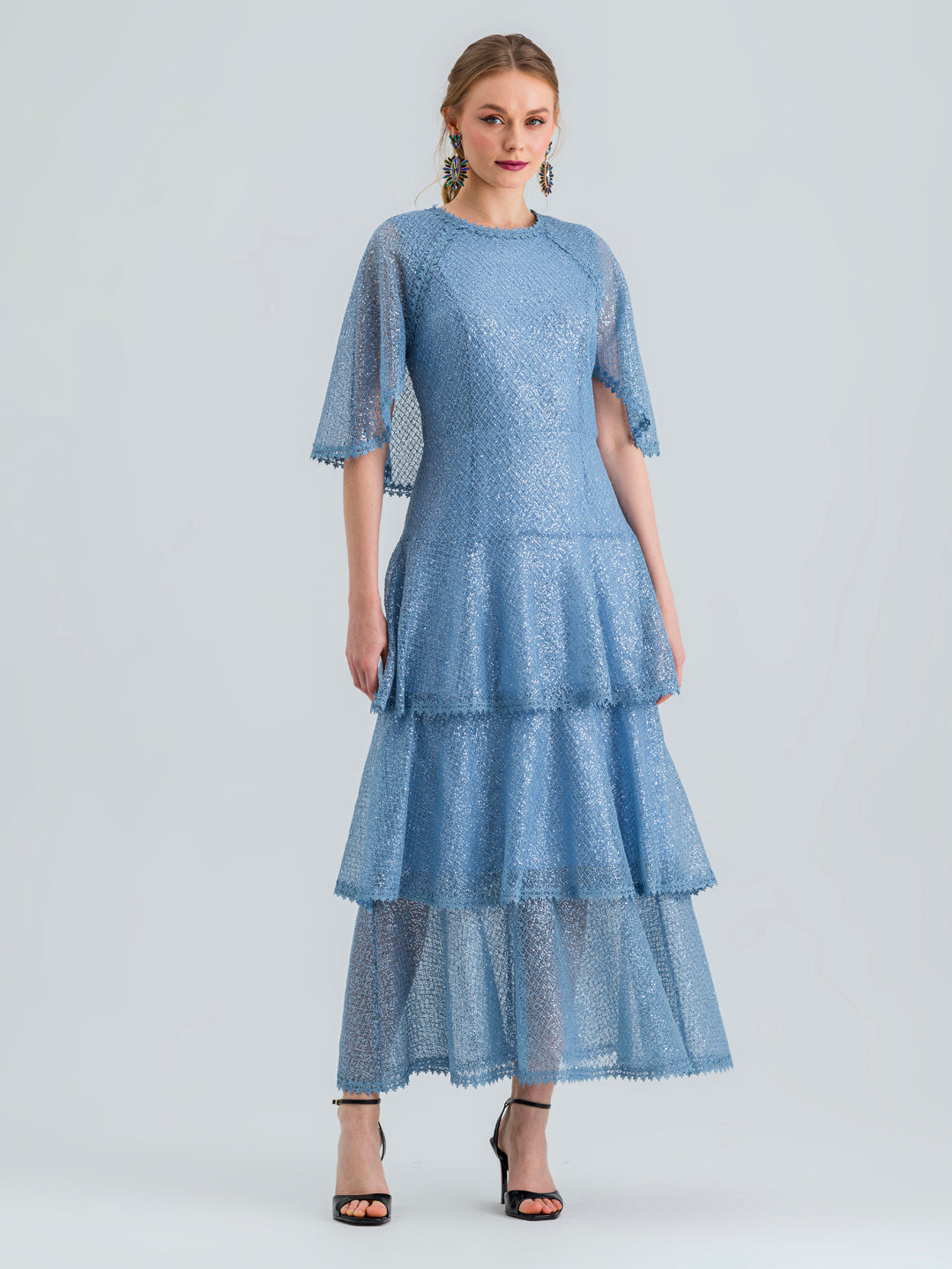ZOYA DRESS SEQUIN BLUE