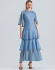 ZOYA DRESS SEQUIN BLUE