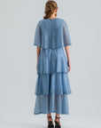 ZOYA DRESS SEQUIN BLUE