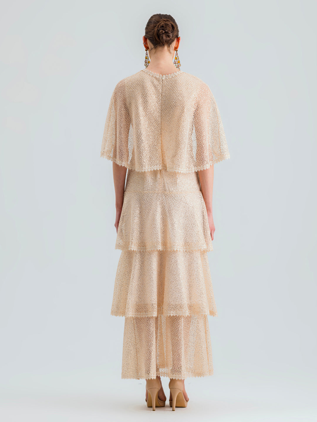 ZOYA DRESS SEQUIN BEIGE
