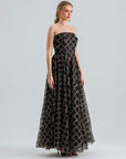 JUDITH GOWN BLACK GOLD