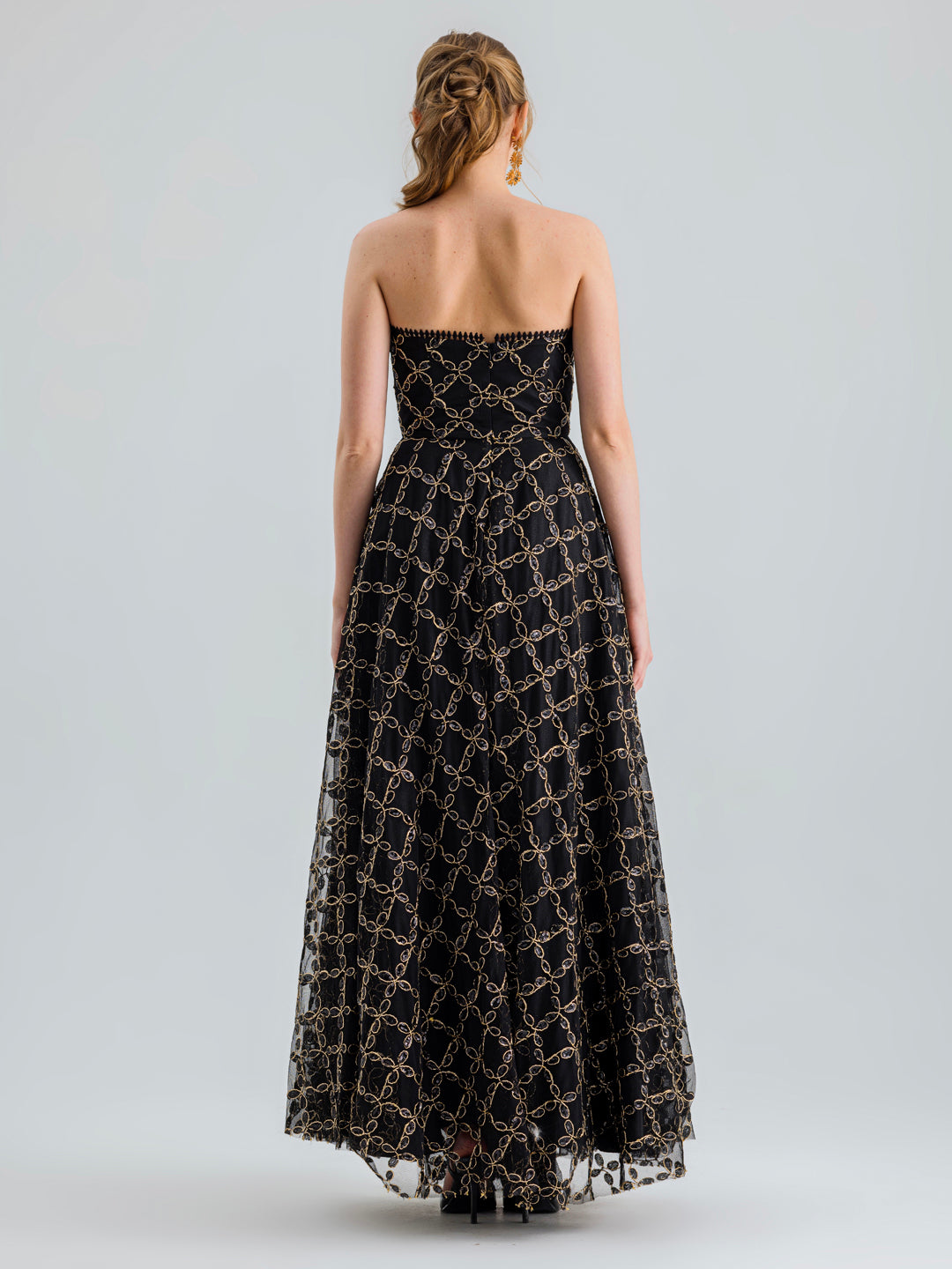 JUDITH GOWN BLACK GOLD