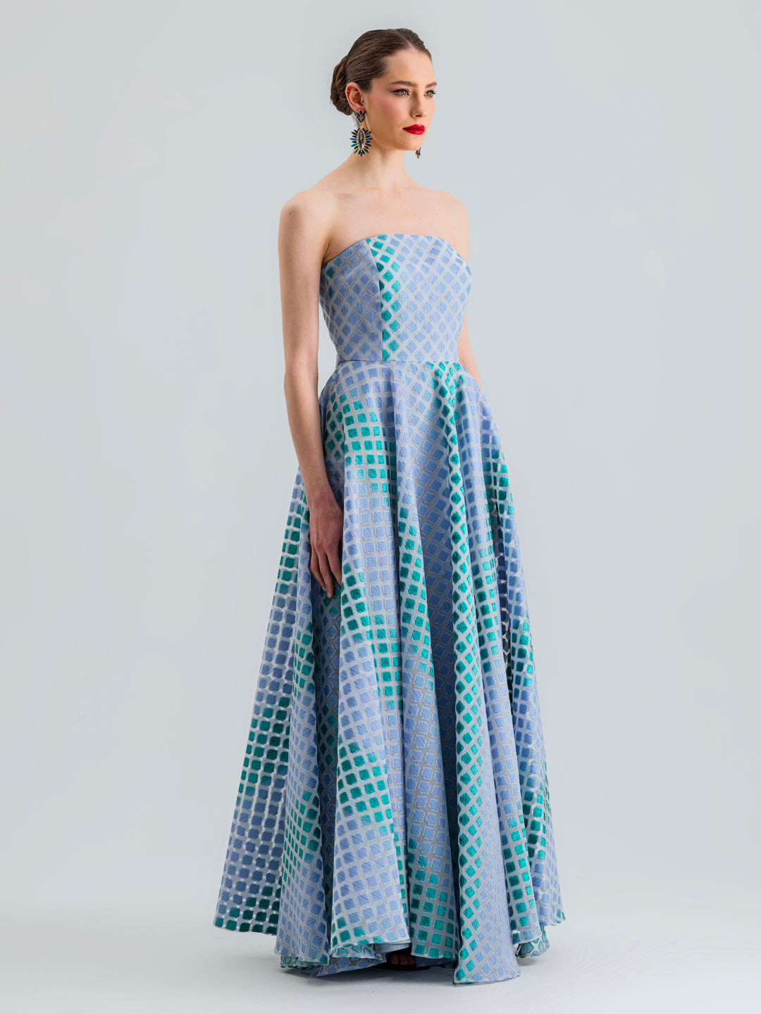 OLIVIA GOWN BLUE