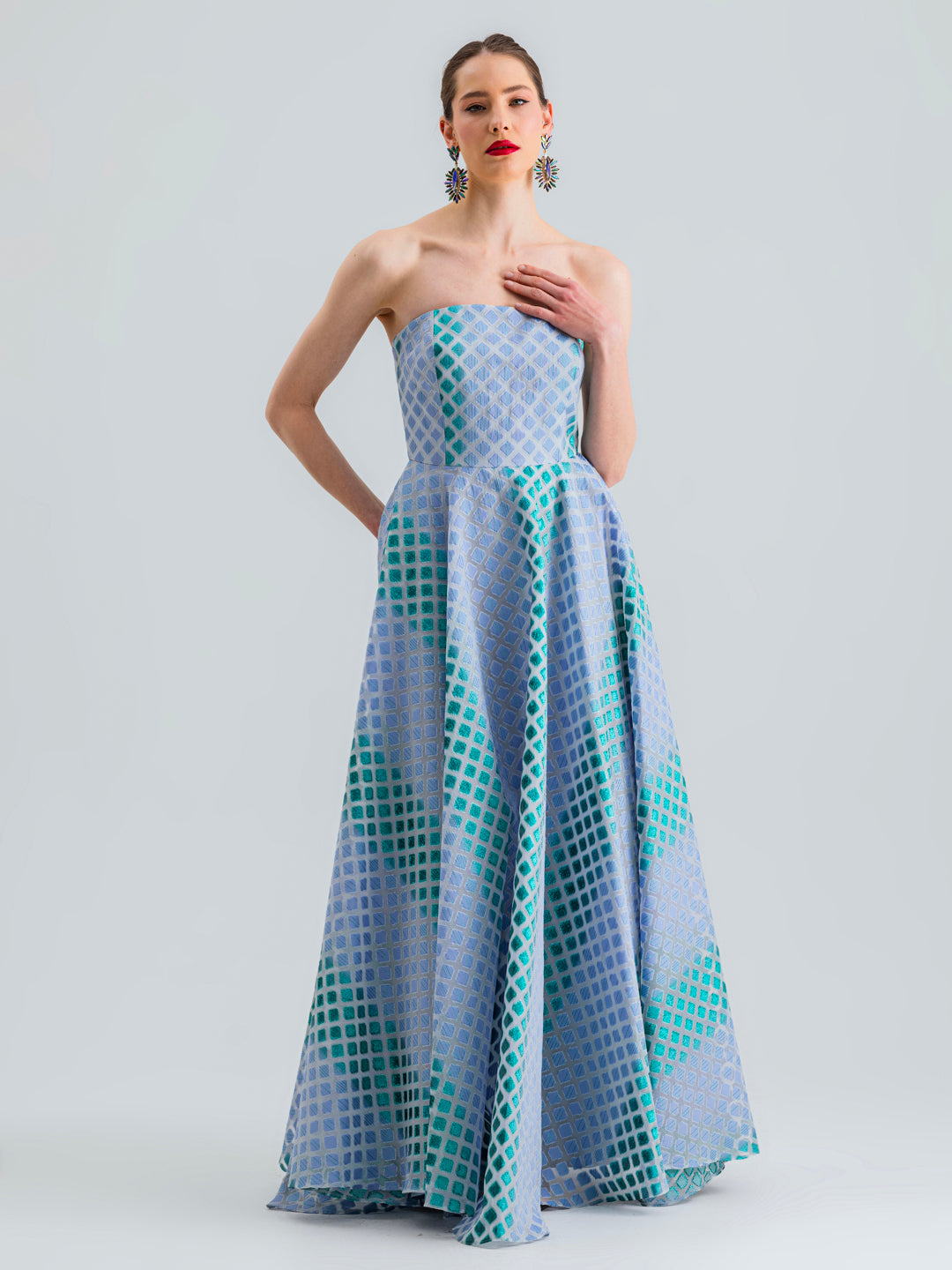 OLIVIA GOWN BLUE