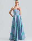 OLIVIA GOWN BLUE