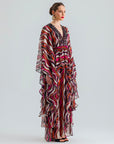 CALI DRESS FUCHSIA CORAL