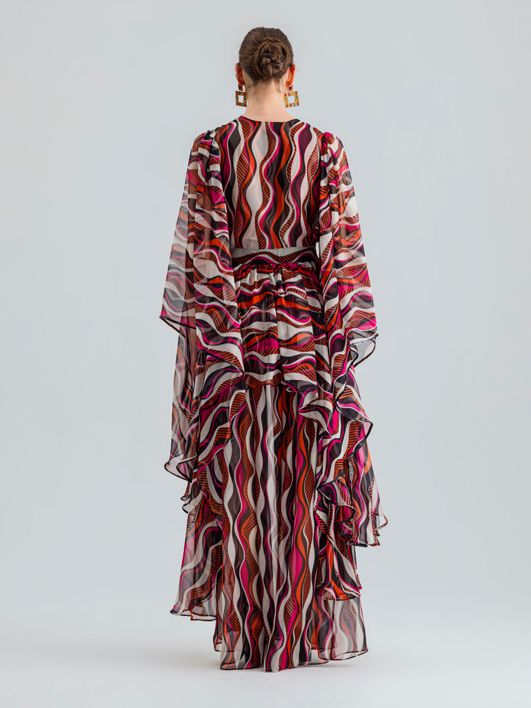 CALI DRESS FUCHSIA CORAL