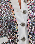 Eye-catching Mireia Jacket featuring playful hues and chic details