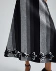 SIENA SKIRT - BLACK GREY