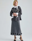 SIENA SKIRT - GREY