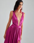 IZADORA DRESS FUCHSIA
