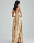 BLOOM GOWN GOLD